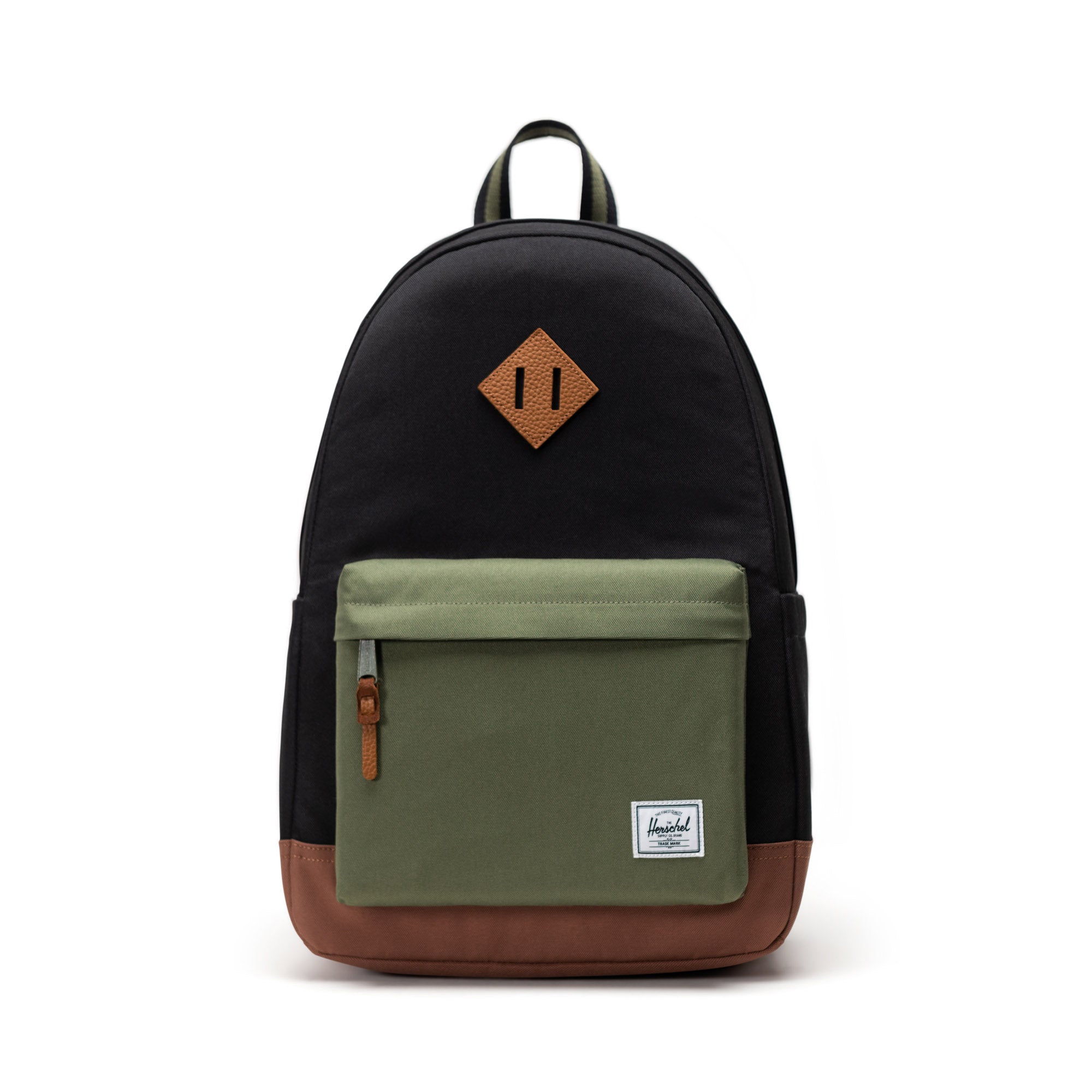 Siyah - Canlı Yeşil - Taba Herschel Heritage Sırt Çantası